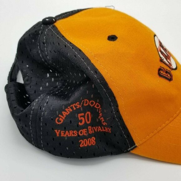 San Francisco Giants Baseball MLB HAT GIANTS DODGERS 50 YEARS OF‎ RIVALRY 2008 - Picture 3 of 5